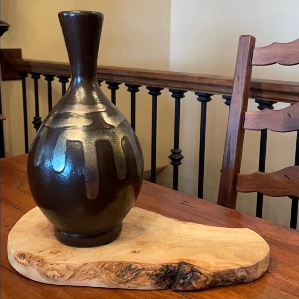 Haeger Pottery Drip Glaze Vase, 2004